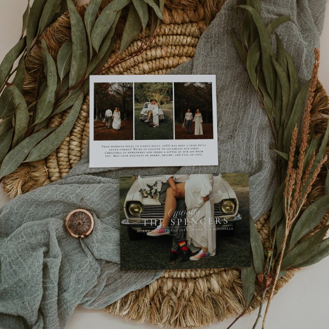 Gift jul | Nytt första Helgdag foto Julkort (Skapare uppladdad)