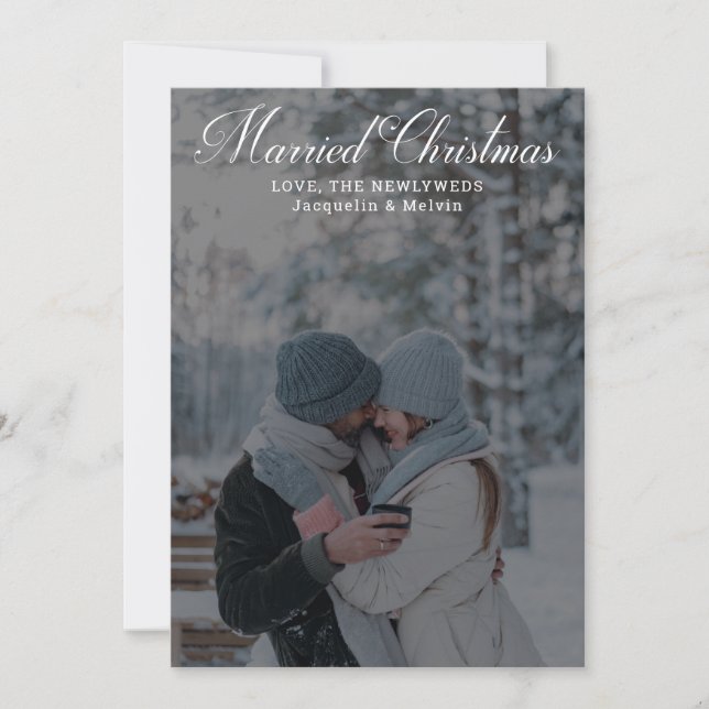 Gift julklapp Nylyved Photo Holid Julkort (Framsida)