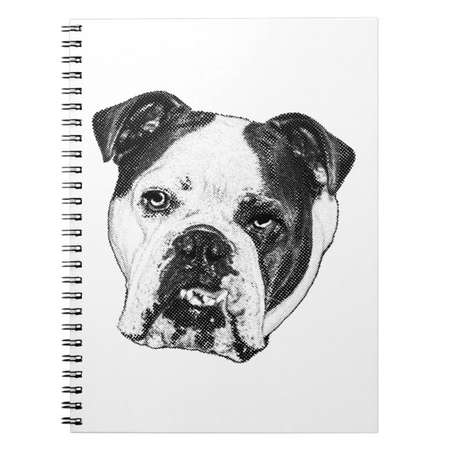Gift List Bulldog Journal Anteckningsbok (Framsidan)