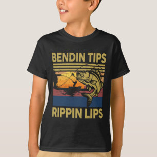 Gift Manar Bendin Tips Rippin Läppar Fiskeröja B D T Shirt