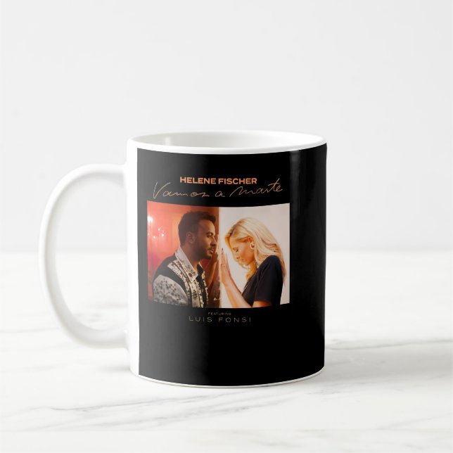 Gift Manar Helene German Female Fischer Singer Kaffemugg (Vänster)