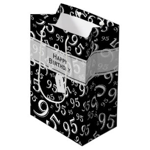 Gift Märkre Birthday 95 Number Mönster Black/White
