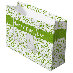 Gift Märkre Birthday 95 Random Number Mönster Grön