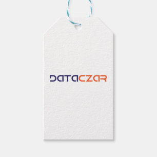 Gift-Märkre, blått och vitt vin Presentetikett