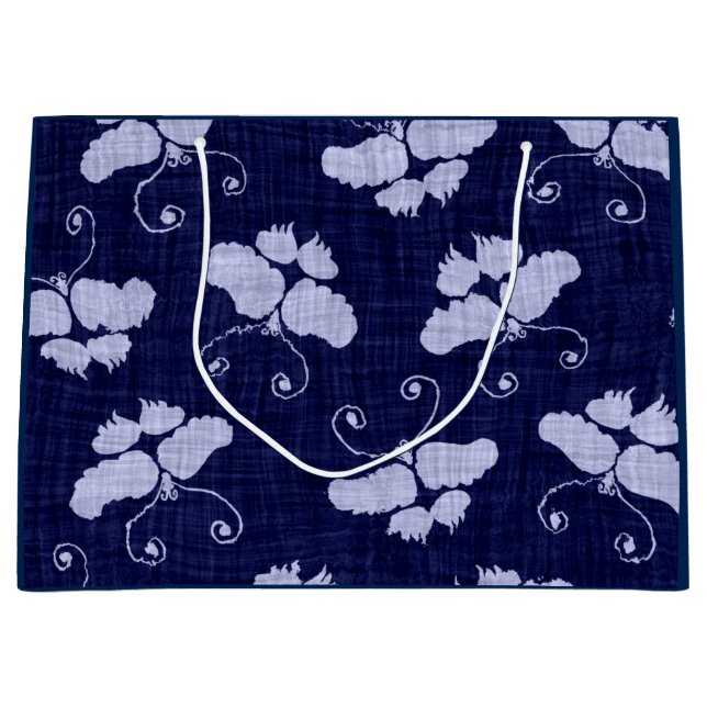 GIFT MÄRKRE BUTTERFLIES IN BLUE (Framsidan)