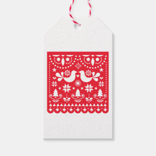 GIFT MÄRKRE FELIZ NAVIDAD RED CUSTOM NAME "SOPHIA" PRESENTETIKETT