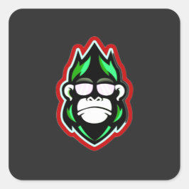 Gift-Märkre Fyrkantigt Klistermärke