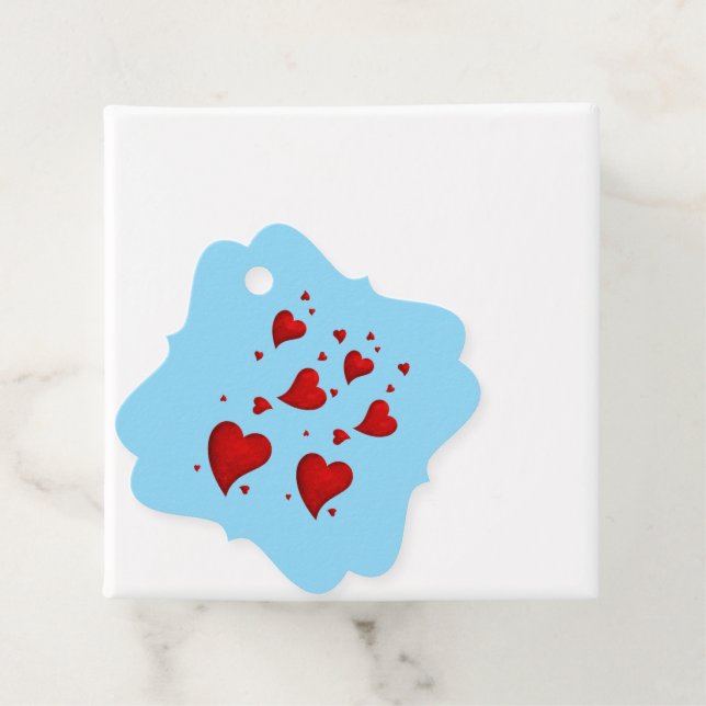 Gift-Märkre Gåvor Etiketter (På plats)