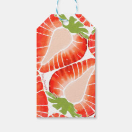 Gift Märkre - jordgubbshemlighet Presentetikett