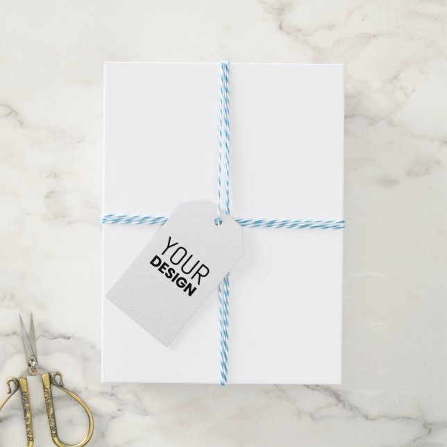 Gift Märkre [Många Färg] Presentetikett (Med Snöre)
