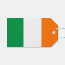Gift-Märkre med Flagga Irland Presentetikett
