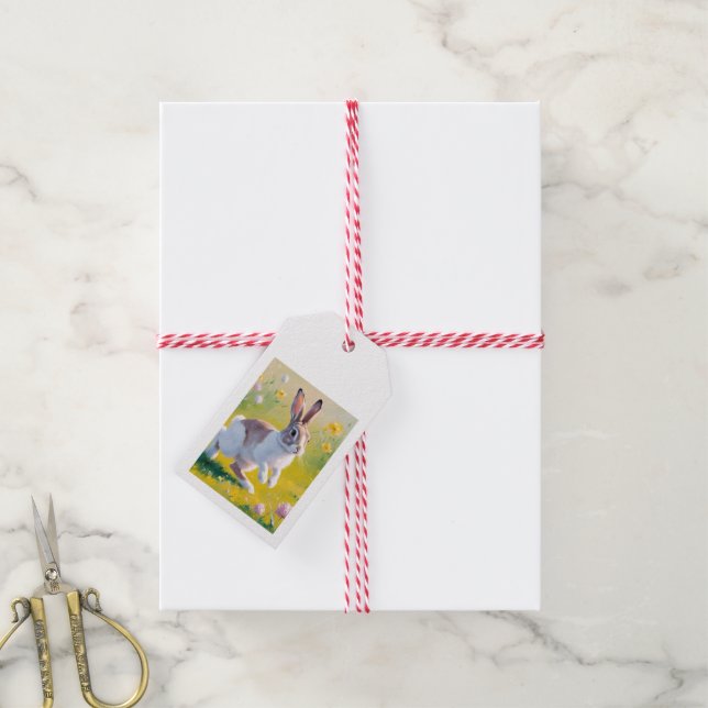 Gift märkre presentetikett (Med Snöre)