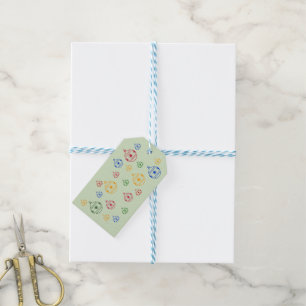 Gift-Märkre - Runda Juldekorationer Presentetikett