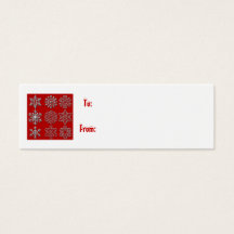 Gift märkre silver snöflingor