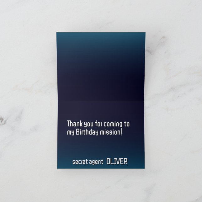 Gift-Märkre Tack Kort (Inuti)