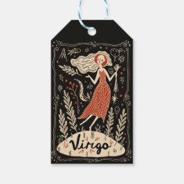 Gift Märkre Våg Celestial Zodiac Art Presentetikett