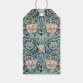 GIFT-MÄRKRE: WILLIAM MORRIS: HONEYSUCKLE DESIGN PRESENTETIKETT