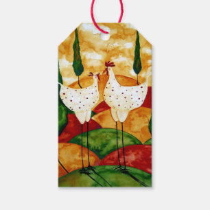 Gift Märkres - Tuscan Countryside Tupp Presentetikett