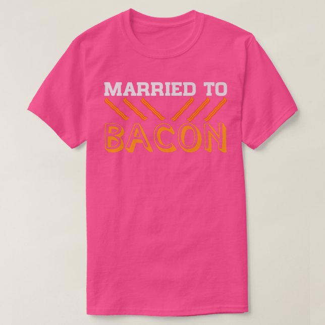 Gift med Bacon Joke Gris Gris Grisar Kött Premium T Shirt (Design framsida)