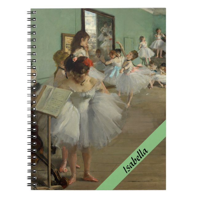 Gift med Ballerina Dancer: Girl Skäl Ballet Art Anteckningsbok (Framsidan)