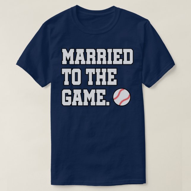 Gift med basket Baseball Älskare T Shirt (Design framsida)