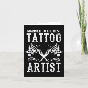 Gift med den bästa Tattokonstnären eller Make Kort