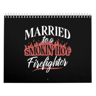 Gift med en brandman för rökHett Kalender