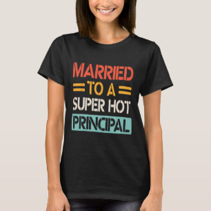 Gift med en Toppen Bröllop Bride Gro T Shirt