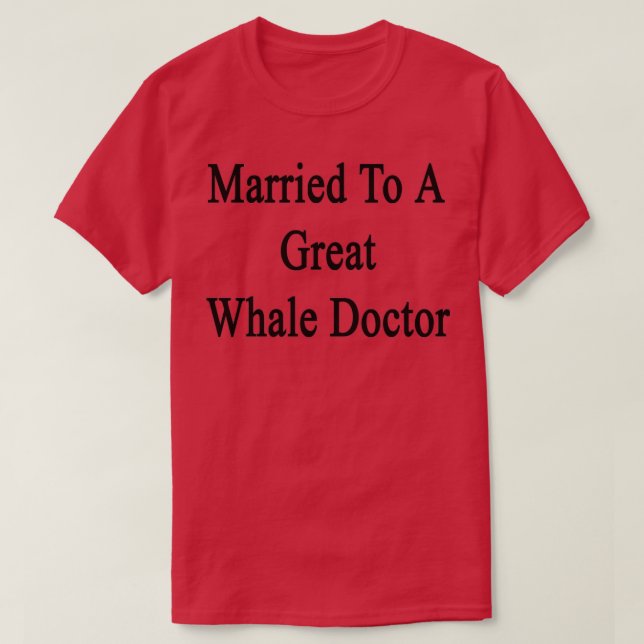 Gift med en Underbar val Doktor T Shirt (Design framsida)