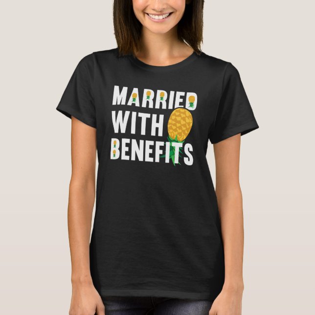 Gift med ersättningsswinger par Swingers T Shirt (Framsida)