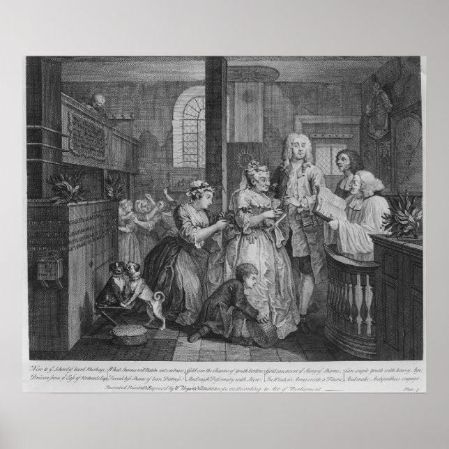 Gift med ett gammalt Maid Poster (Framsidan)