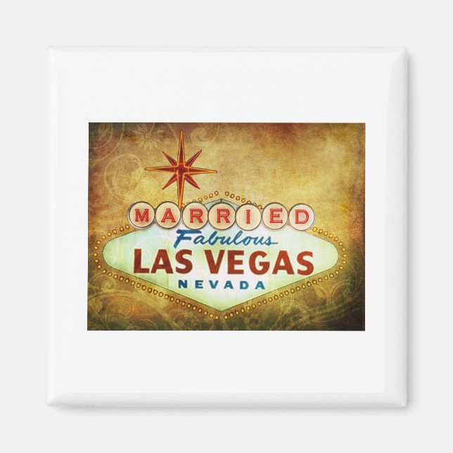 Gift med Fabulous LAS VEGAS Magnet (Framsidan)