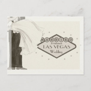 Gift med Fabulous Las Vegas Postcard Vykort