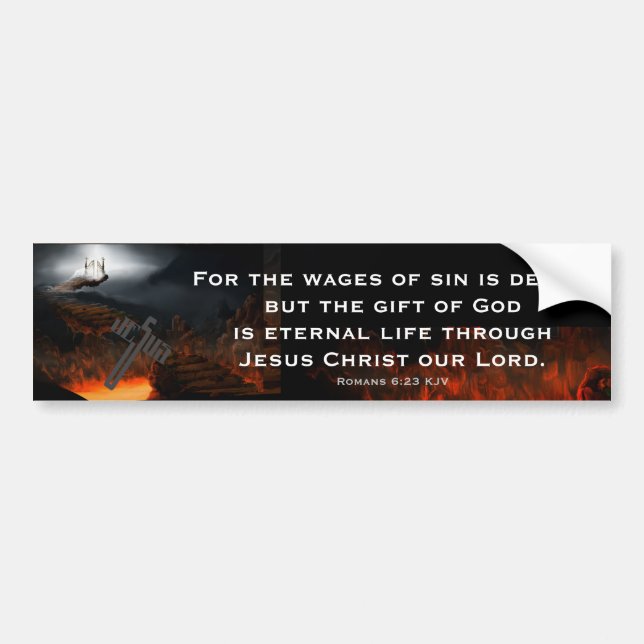 Gift med guds klocka Bumper Sticker Bildekal (Framsidan)