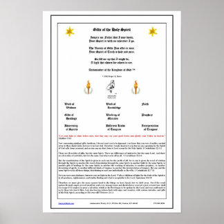 Gift med Heliga Spirit Poster