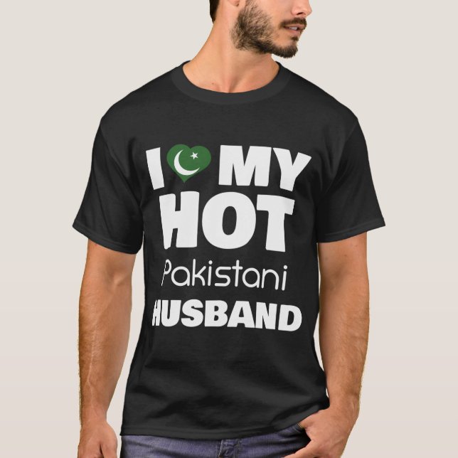 Gift med Hett Pakistan I Kärlek Min Hett Pakistan T Shirt (Framsida)