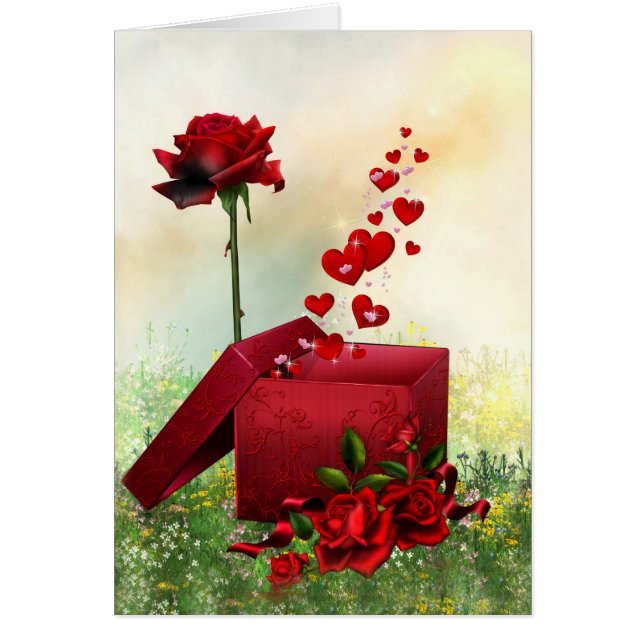 Gift med Kärlek Hälsningskort (Framsidan)