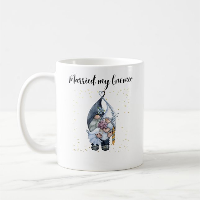 Gift med min Tomte Kaffemugg (Vänster)