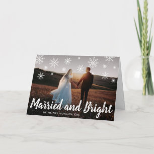 Gift med och ljusnylyft fotojul helgkort