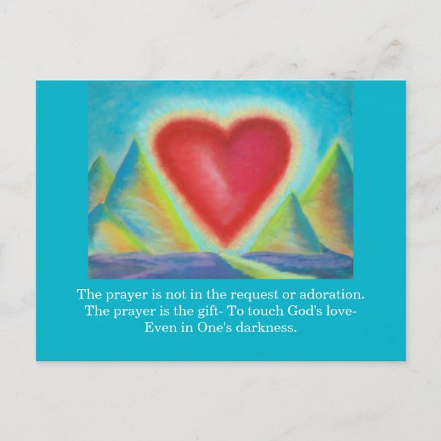Gift med Prayer-vykort Vykort (Framsida)