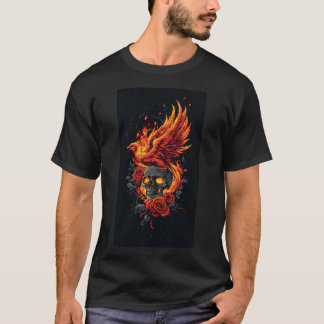Gift med Reborn: Från Skull till Phoenix T Shirt