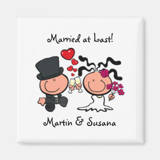 Gift med sista tecknaden Magnet