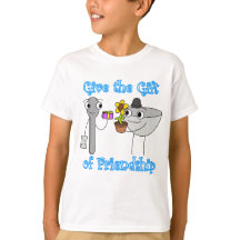 Gift med Vänskap Kids Shirt