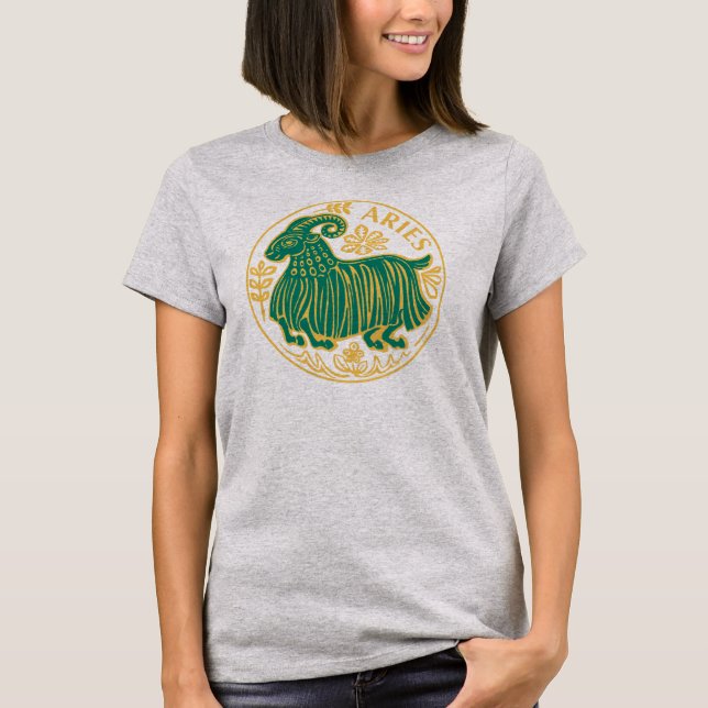 Gift med Zodiac T Shirt (Framsida)