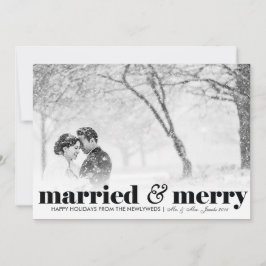 Gift & merry | Bröllop | Jul Julkort