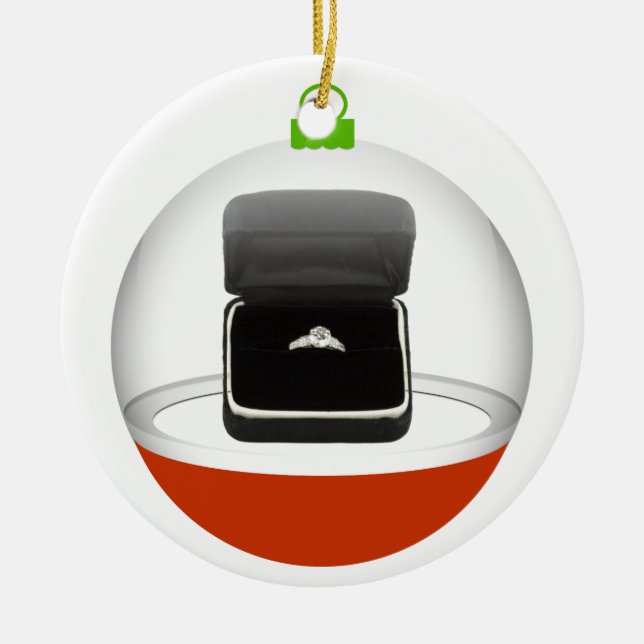 Gift mig - SRF Julgransprydnad Keramik (Framsidan)