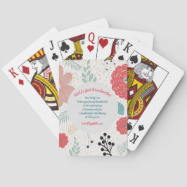 GIFT - Mormor Poems from Grandchildren - ANPASSNIN Casinokort
