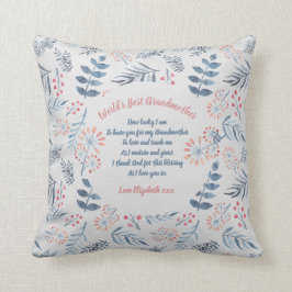 GIFT - Mormor Poems from Grandchildren - ANPASSNIN Kudde