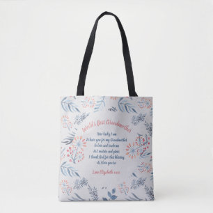 GIFT - Mormor Poems from Grandchildren - ANPASSNIN Tygkasse