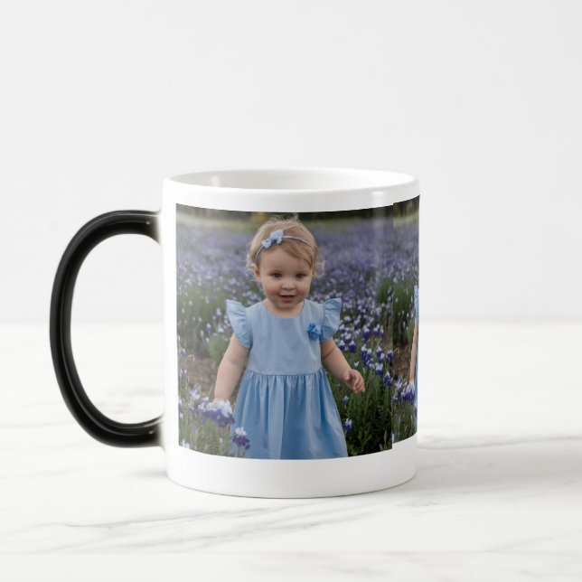 Gift Mugg för Flicka i Blue Dress (Vänster)